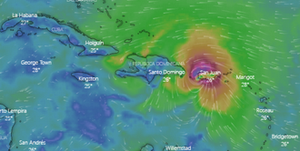El huracán Fiona toca tierra en Puerto Rico
