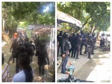 Policías y miembros de la DNCD intervienen playa de Sosúa